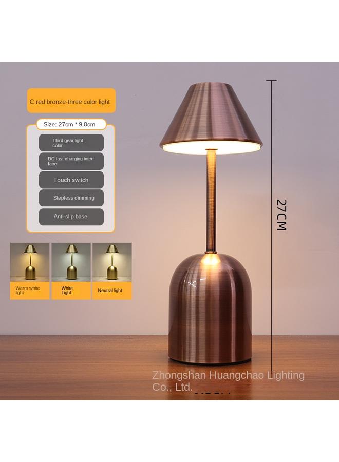 Bluejw Lamp Remote Control Atmosphere Night Light Reading Led Charging Eye Protection Table Lamp Usb Metal Table Lamp Bar Table Lamp - Image 1