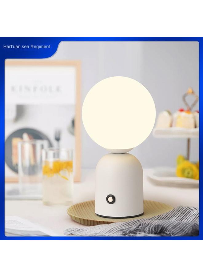 Bluejw New Round Ball Table Lamp Charging USB Night Light Bedside Table LED Table Lamp Stepless Touch Atmosphere Lamp - Image 2