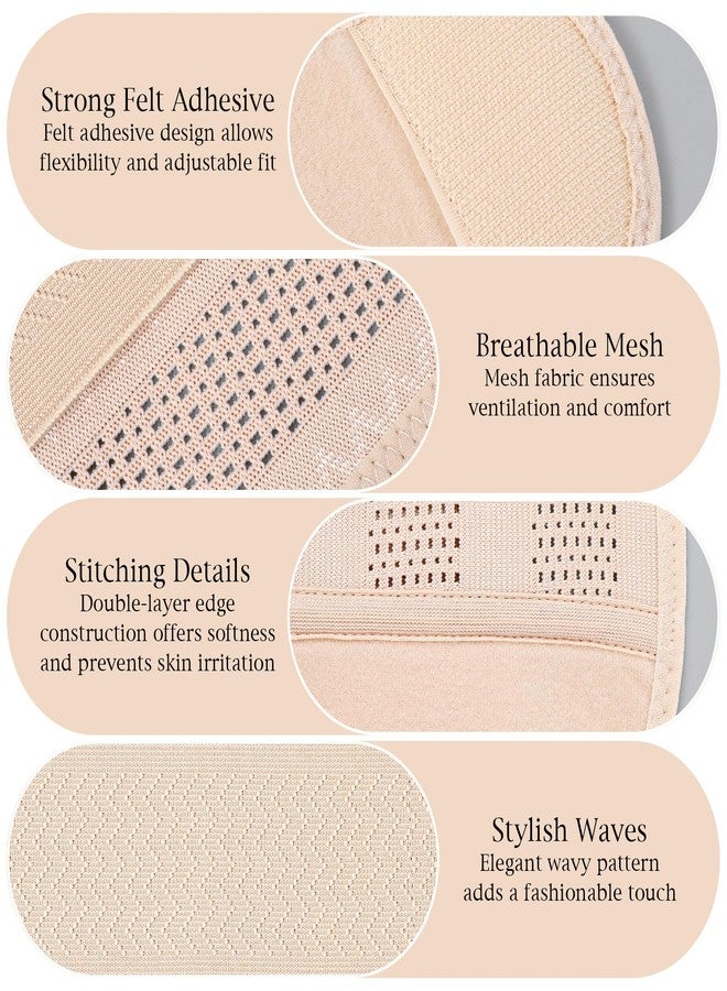 APLZGMG Breathable & Adjustable Lower Back Brace, Hip Brace for Women Men, Lumbar Support Braces Sacroiliac Belt for Sciatica Pain Relief, Skin Tone SI Joint Belt for Sciatic Pelvic Hip Leg Sacral (Size L) - Image 3