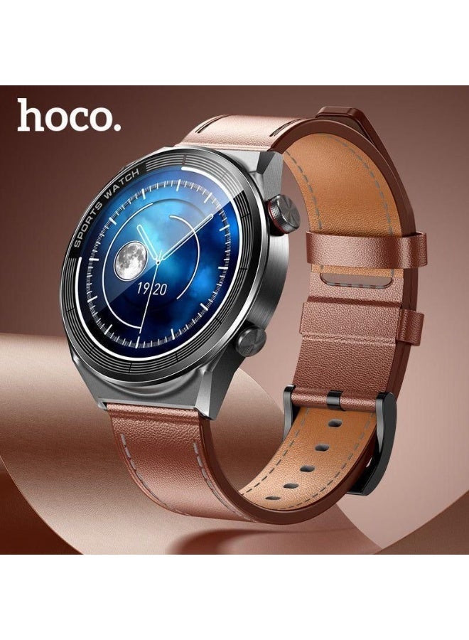 Hoco Y11 Smart Watch with 1.5" AMOLED Display, Black, Fitness and Health Tracking Smartwatch, Bluetooth Calling - Image 2