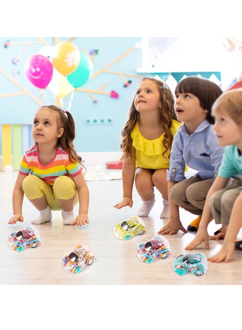 SYOSI Pull Back Cars 28 Pcs Mini Toy Cars Party Bag Fillers for Kids Racing Car Party Favours Toys Kids Christmas Stocking Fillers for 1 2 3 5 Year Old Boys Girls Toddlers  - Image 4