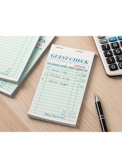 Juvale Guest Checks - 10-Pack Waiter Pads Perfect For Bars Caf  S And Restaurant Orders - Classic Design With Copy Page Waitress Accessories 100 Sheets Each 3.4 X 7 Inches  - Image 4