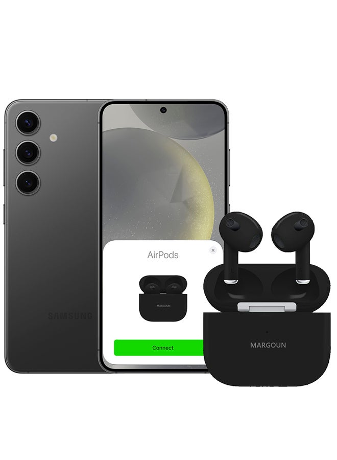 MARGOUN Samsung Galaxy S24 Bluetooth Headphones With Charging Case Wireless Earbuds 3Rd Generation Bluetooth Sport In-Ear Headphones Hi-Fi Stereo Sound Noise Reduction Black - Image 1