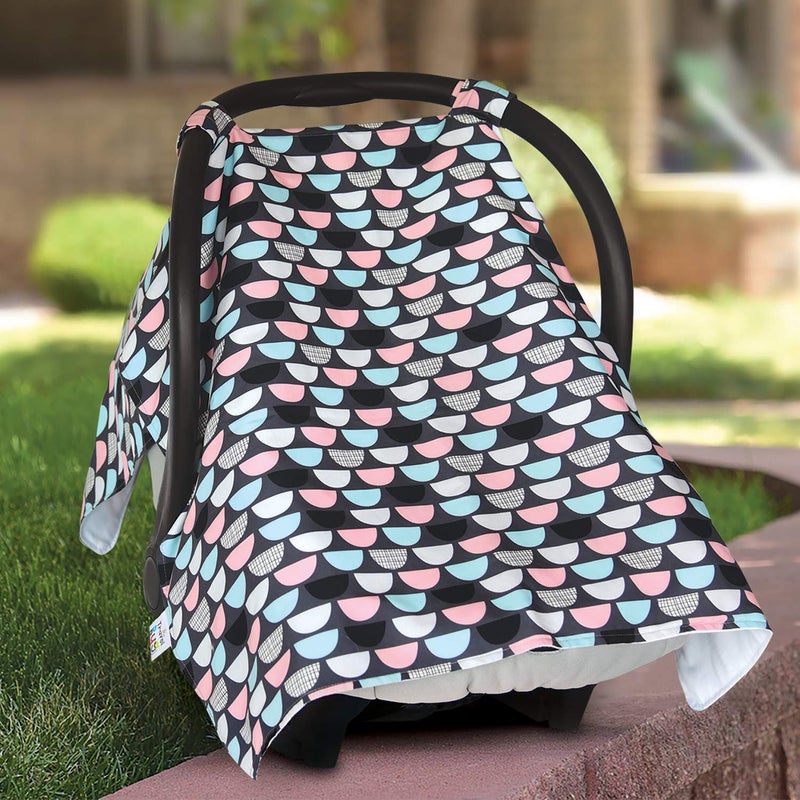 Travel Bug غطاء مقعد السيارة الكامل للسفر مع غطاء مظلة للرضع  UPF 50 - Image 5