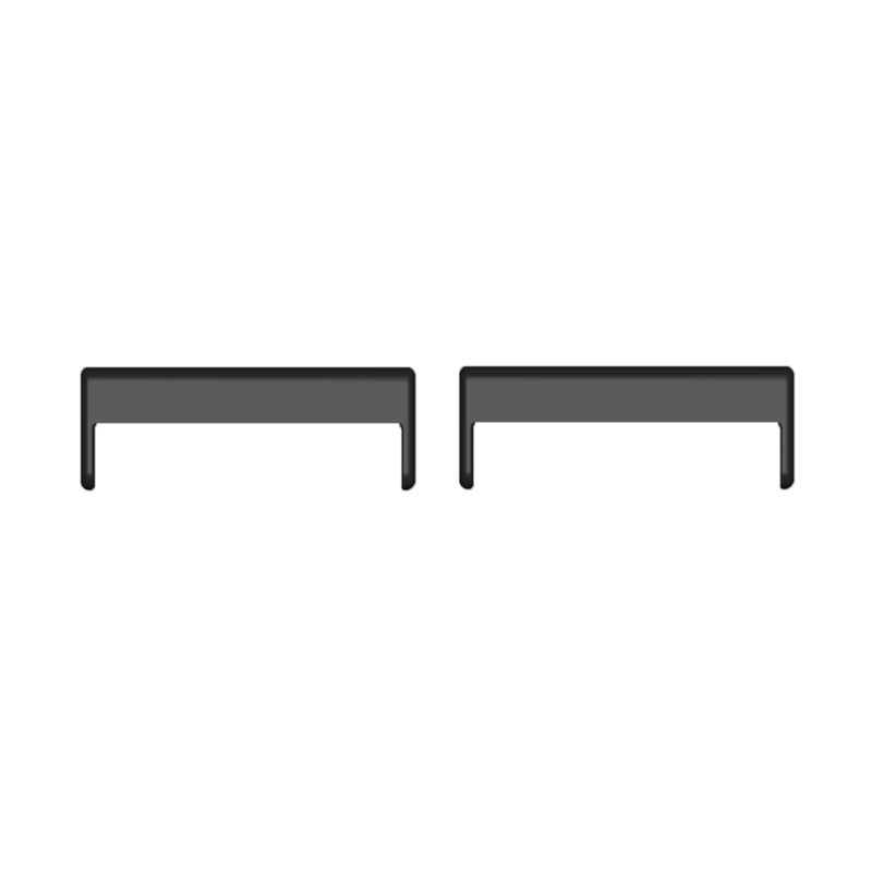 Watch Connection Adapter: Black Premium Metal - Easy Tool-Free Installation Universal Watch Band Replacement for Watch Accessory Enthusiasts - Image 1