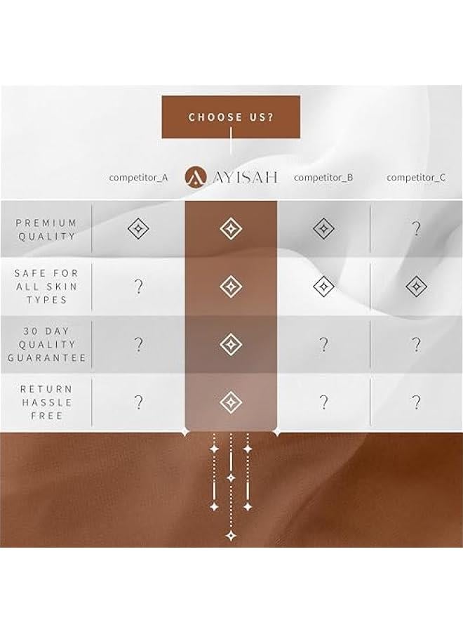 Arabest Light Brown Chiffon Hijab Scarf for Women - Muslim Headscarf Fashion Shawl - Image 5