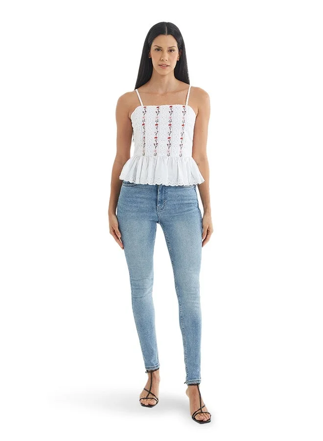 Asharae  Women's Strap Top With Adjustor Comfortable Material, Breathable Daily Wear, Casual Fashion Outfit, Special Occasion Outfit, Trendy & Chic Apparel for Women | Best Price UAE