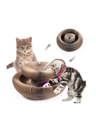 COOLBABY Organ Cat Scratching Board Cat Scratching Board with Toy Bell Ball Foldable Cat Scratching Board - pzsku/Z313ECC04E89777378325Z/45/_/1698217682/2262c6e1-c866-4cd7-af8f-4ea82f00b71d