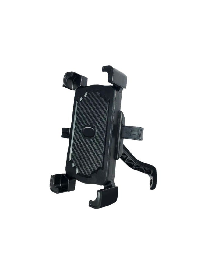 Motorcycle Mobile Phone Bracket Four-claw Bicycle Mobile Phone Bracket Rotating Electric Mobile Phone Rack Rearview Mirror - Image 5
