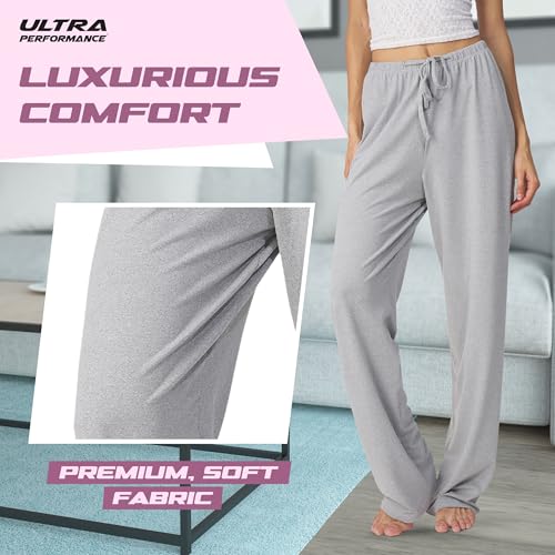 Ultra Performance Womens Pajama PJ Pants 3 Pack Lounge Bottoms Pajamas for Women (Avail in Plus Sizes) - Image 4