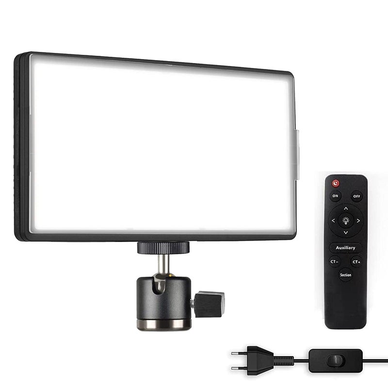AMBLIC LED Soft Light Panel Kit for Studio Photography, YouTube Shoot, Video Recording, Live Conference, Live Streaming, Makeup, Photoshoot Compatible with Tripod, Monopods, Cameras, Table Stand - Image 1