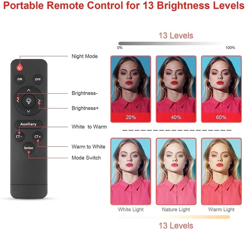 AMBLIC LED Soft Light Panel Kit for Studio Photography, YouTube Shoot, Video Recording, Live Conference, Live Streaming, Makeup, Photoshoot Compatible with Tripod, Monopods, Cameras, Table Stand - Image 3