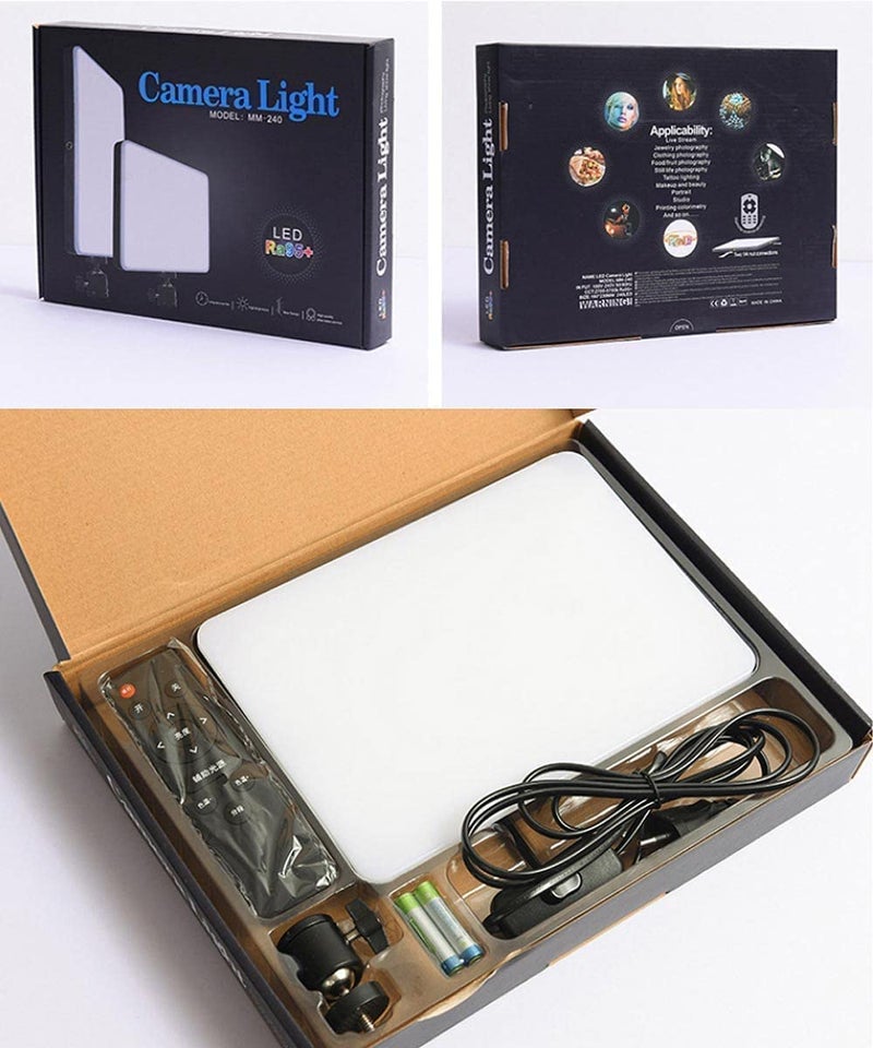 AMBLIC LED Soft Light Panel Kit for Studio Photography, YouTube Shoot, Video Recording, Live Conference, Live Streaming, Makeup, Photoshoot Compatible with Tripod, Monopods, Cameras, Table Stand - Image 4
