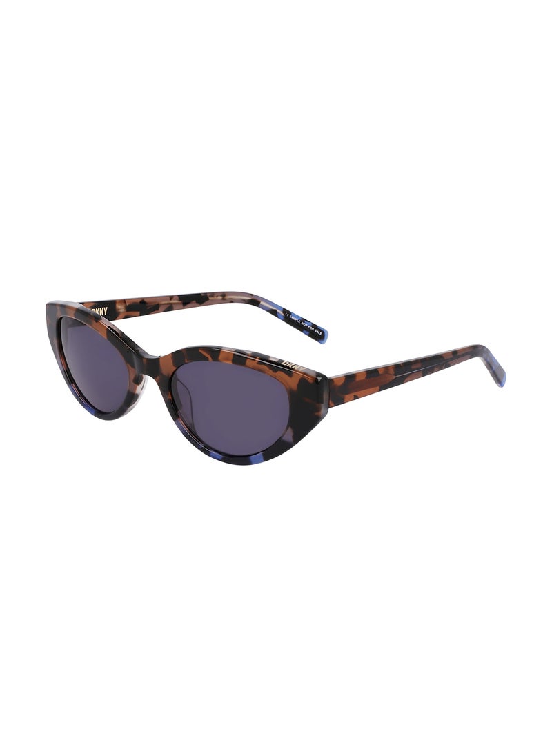 DKNY Women's Oval Sunglasses - Blue - Lens Size: 51 Mm  - Image 3