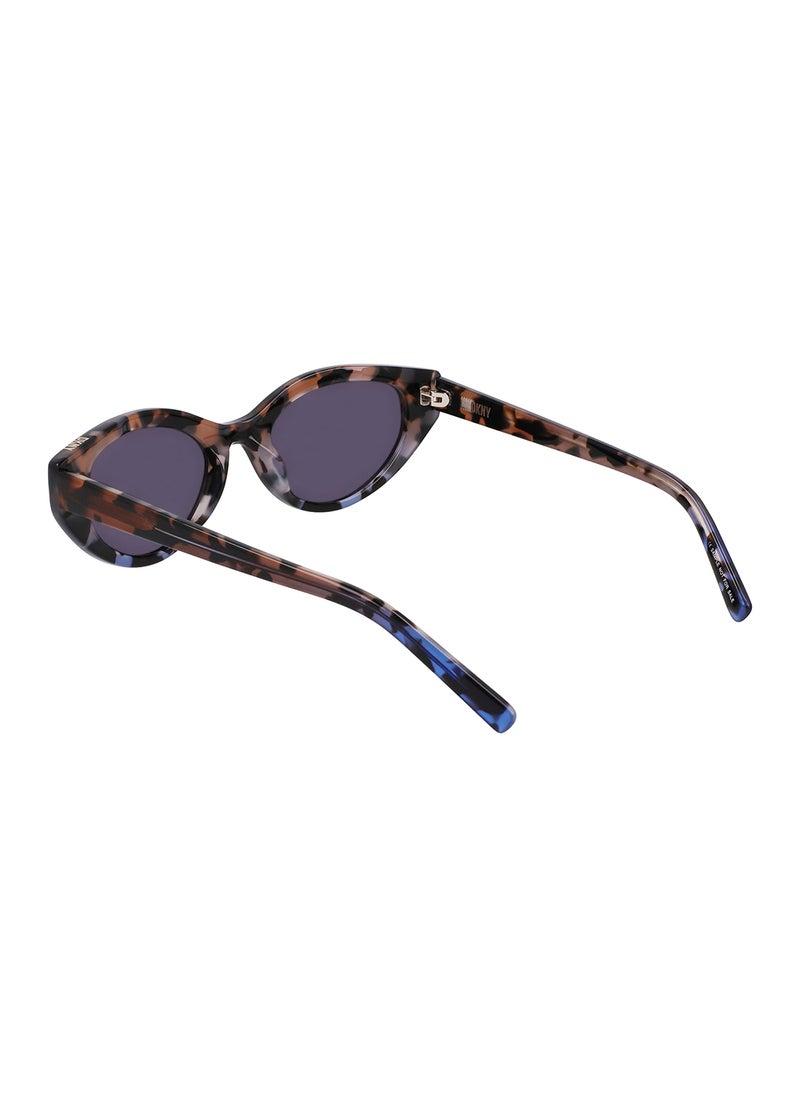 DKNY Women's Oval Sunglasses - Blue - Lens Size: 51 Mm  - Image 5