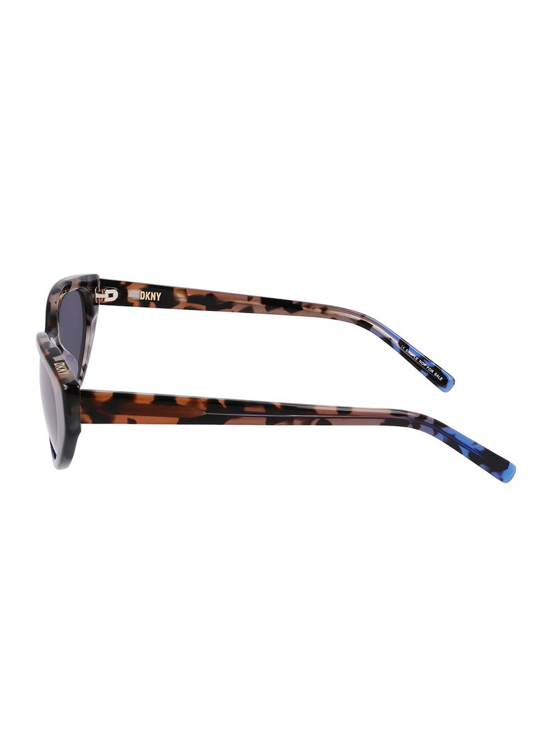 DKNY Women's Oval Sunglasses - Blue - Lens Size: 51 Mm  - Image 4