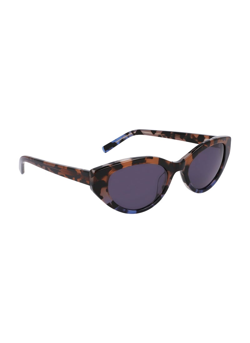 DKNY Women's Oval Sunglasses - Blue - Lens Size: 51 Mm  - Image 2