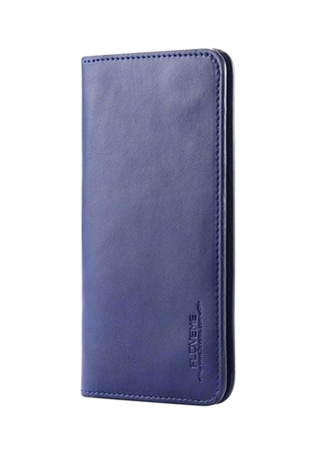 NIBEMINENT Wallet Case Cover For Apple iPhone 7 Blue - Image 1