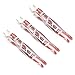 LUXXII (6 Pack) Practical Nail Art Tools Pedicure Cuticle Trimmer Remover Pusher Dead Skin Callus Removal Fork Brown (B) - Image 2
