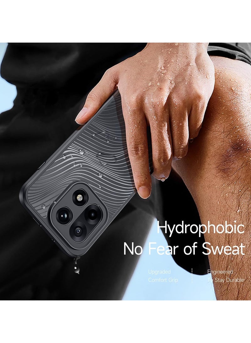 general Case Compatible OnePlus 15 5G, Smooth Line Matte Frosted Transparent Back Cover Fingerprint Resistant Anti Drop PC+TPU Shockproof Protective Case - Image 3