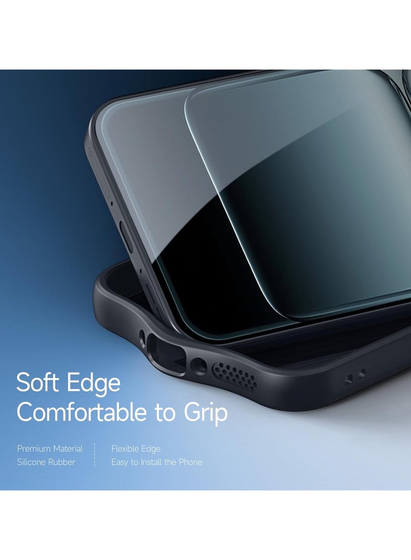 general Case Compatible OnePlus 15 5G, Smooth Line Matte Frosted Transparent Back Cover Fingerprint Resistant Anti Drop PC+TPU Shockproof Protective Case - Image 5