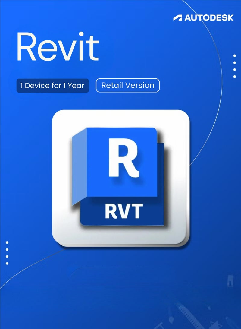 Autodesk أوتوديسك ريفيت – اشتراك لمدة سنة واحدة | توصيل في نفس اليوم