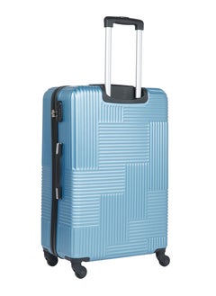 SENATOR Hard Case Travel Bag Luggage Trolley for Unisex ABS Lightweight Suitcase with 4 Spinner Wheels KH110 Light Blue  - Image 3
