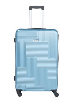 SENATOR Hard Case Travel Bag Luggage Trolley for Unisex ABS Lightweight Suitcase with 4 Spinner Wheels KH110 Light Blue  - Image 2