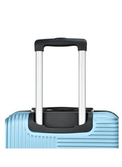 SENATOR Hard Case Travel Bag Luggage Trolley for Unisex ABS Lightweight Suitcase with 4 Spinner Wheels KH110 Light Blue  - Image 4