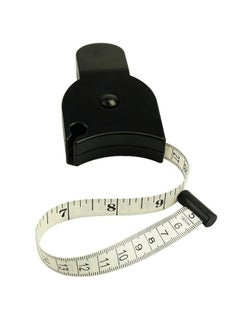 Generic Tape Measure With ABS Handle Measurements For Fitness Automatic Girth Dual Units Centimeter And Inch Black  - Image 5