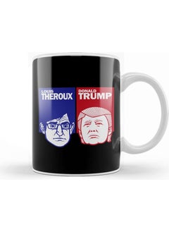 Baskı Dükkanı Print Shop Louis Theroux Donald Trump Red Vs Blue Mug Porcelain 