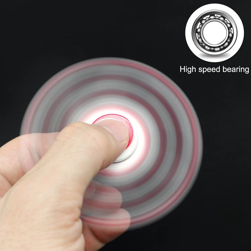 LNCOJOLM 10 Pack Fidget Spinner Bulk Metal Tri-Spinner Fidget Toy Set Hand Spinner EDC, Easter Egg Filler Stuffer Gift Party Favors Supplies Goodie Bag Gadget Classroom Prize for Boy Girl Toddler - Image 4