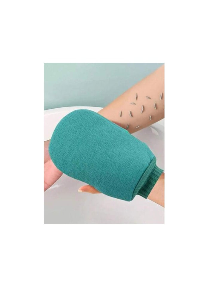 Shein 1pc Exfoliating Bath Body Scrub Cleaning Mitt, Dead Skin Removal Glove, Dual-Sided Body Cleaning Tool For SPA Foam Massage, Exfoliating Towel, Reversible Bath Mitt For Peeling, Suitable For Hydrotherapy, Massage And Body Scrubbing, Body Scrub Bath Accessories, Dead Skin Remover And Face Massager, Comes With Multi-Color Deep Cleansing Bath Towel  - Image 1