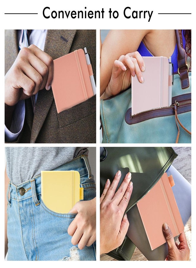 Feela College Ruled Notebooks, 3 Pack, A6, Pastel Colors, Light Yellow, Light Pink, Pale Orange - Image 5