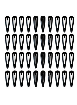 40 Pack Black 2 Inch Barrettes Women Metal Snap Hair Clips Accessories - pzsku/Z313FF05537205A929A7AZ/45/_/1730430050/a2862387-bcf0-40d4-acf2-4f442788d3a7