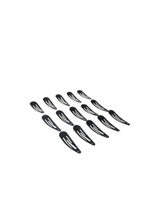 40 Pack Black 2 Inch Barrettes Women Metal Snap Hair Clips Accessories - view 3