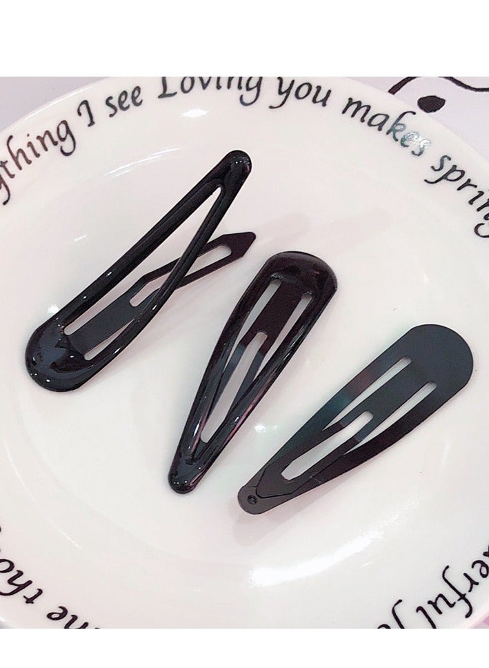 40 Pack Black 2 Inch Barrettes Women Metal Snap Hair Clips Accessories  - Image 5