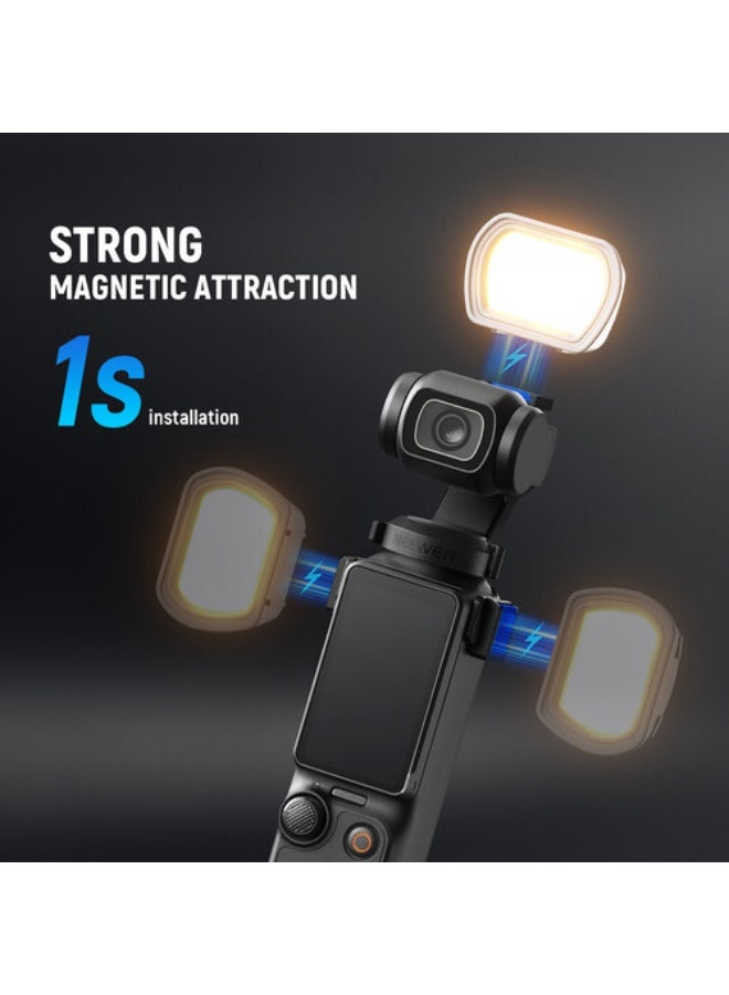 نيوير BASICS M21 Magnetic Auxiliary Light For DJI OSMO Pocket 3 - Image 5