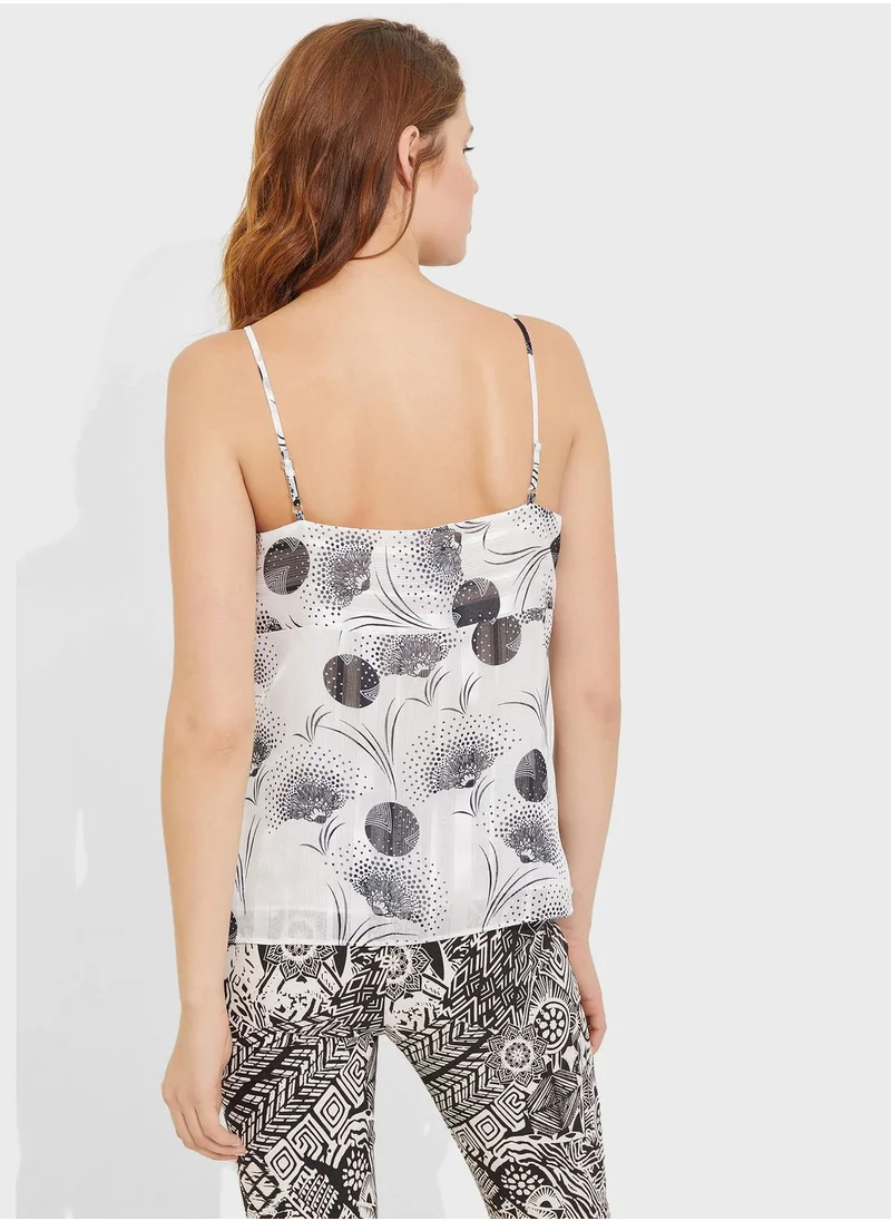 Adl Floral Print Top