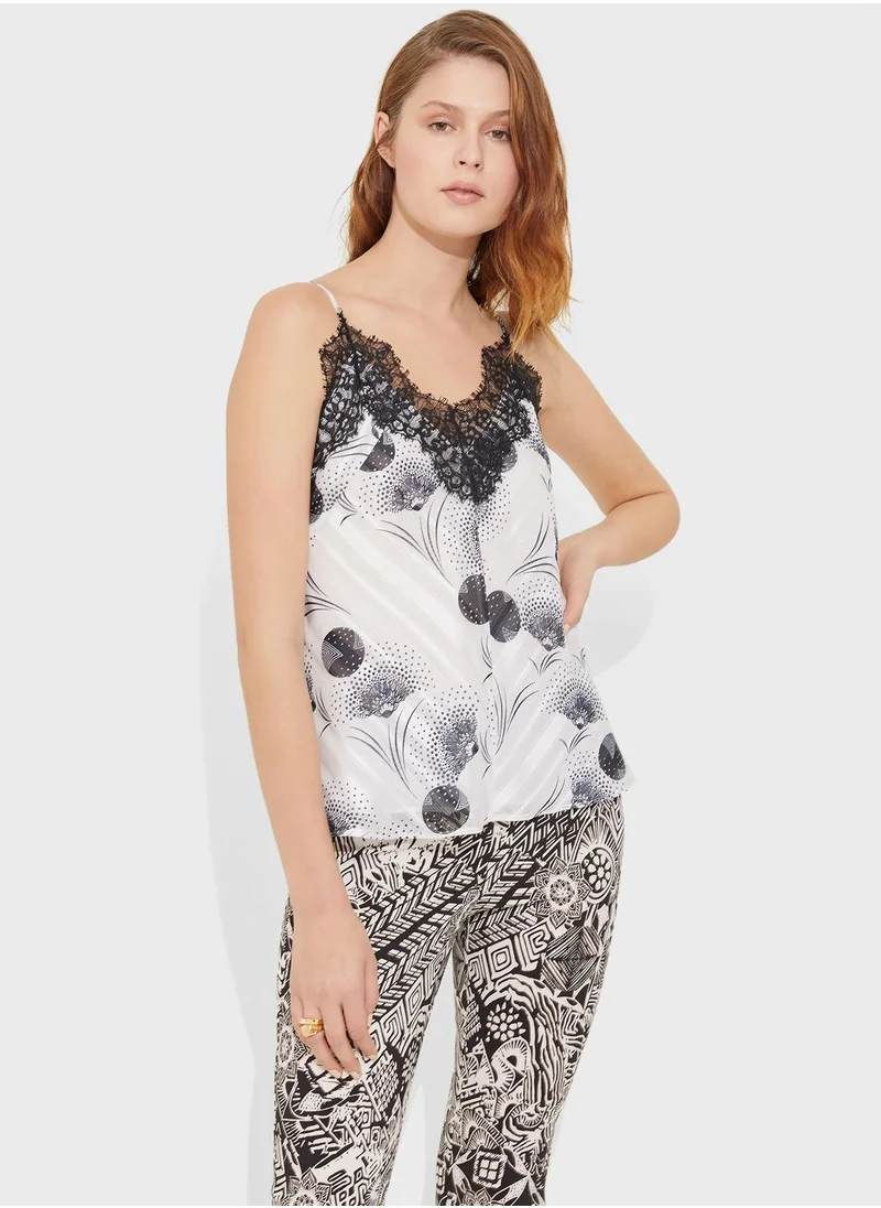 Adl Floral Print Top