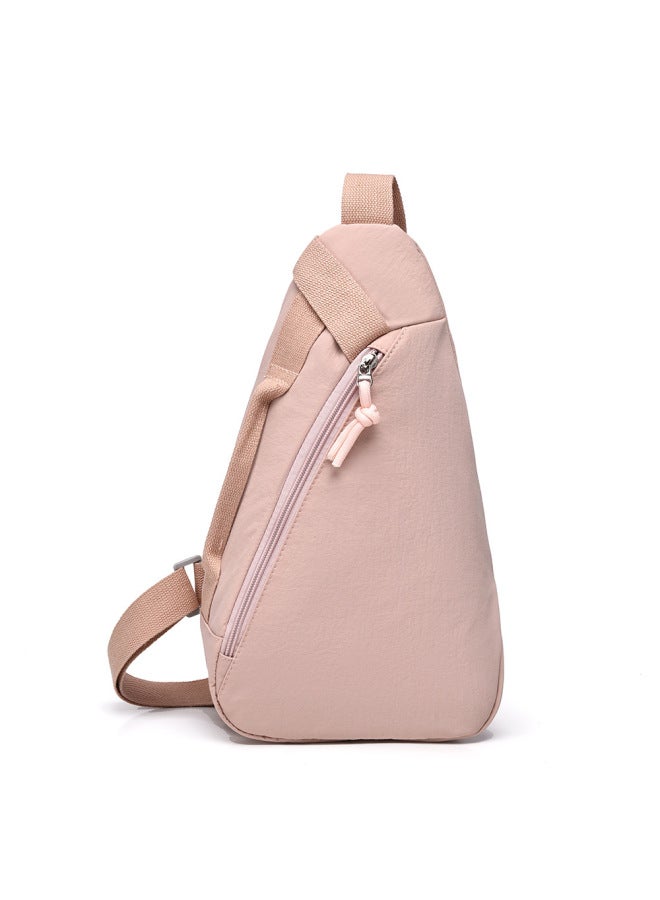 Chest Bag New Shoulder Bag Shopping Travel Cycling Sports Girls Solid Color Crossbody Mobile Phone Bag Commuting Crossbody Small Bag