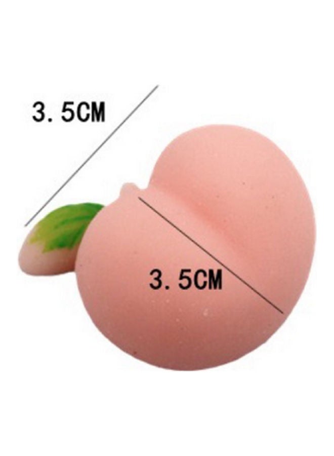 NIBEMINENT 6-Piece Cute Pinch Peach Squishy Toys - Image 3