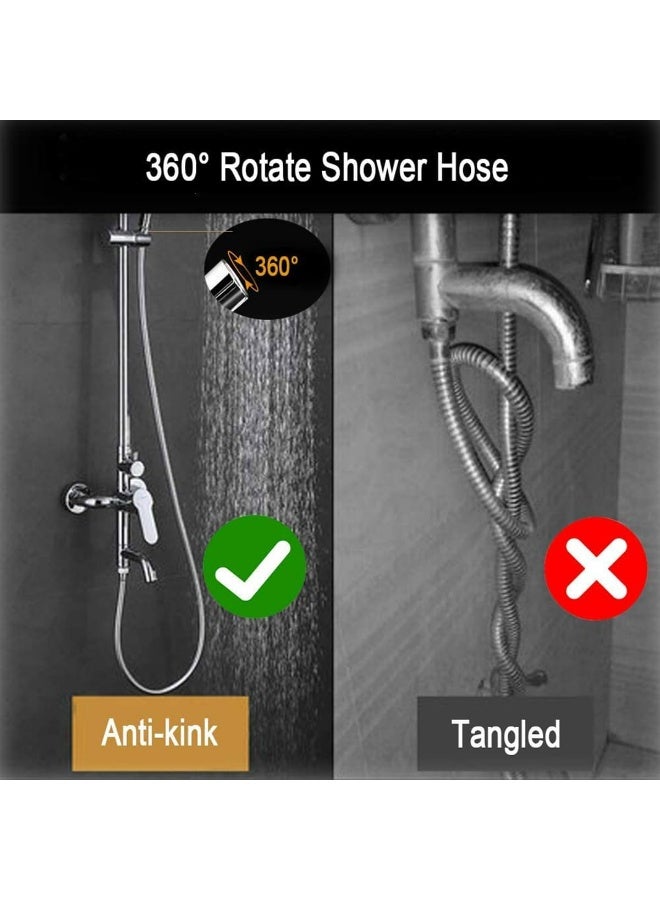 Genzy Shower Hose 1PCS, G1/2" Connection Premium PVC Handheld Shower Head Hose Flex Hoses Extension,Flexible Shower Head Replacement Hose, Anti-Twist, Easy-to-Clean - Image 5