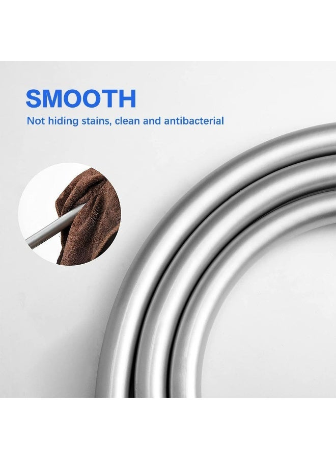 Genzy Shower Hose Connection Premium PVC Handheld Shower Head Hose Flex Hoses Extension,Flexible Shower Head Replacement Hose, Anti-Twist, Easy-to-Clean - Image 4