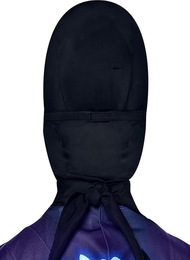 InSpirit Designs Fortnite Skull Party Trooper Costume | Officially Licensed | Halloween Outfit| Fortnite Gamer (Blue, Medium) - Image 4