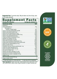 MegaFood MegaFood Women's Multivitamin Support brain,Immune and bone health,Formulated with choline - Dietary Supplement 60 Gummies /30 Servings (Tangerine)  - Image 2