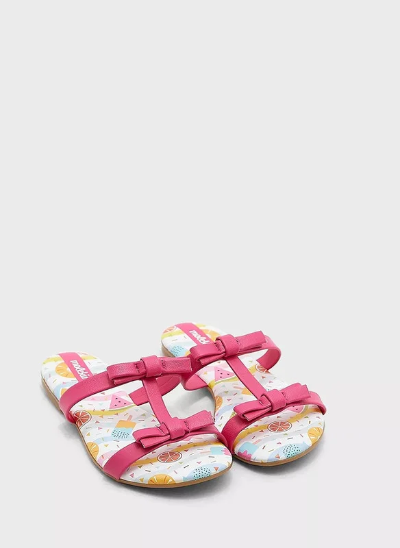 موليكينها MOLEKINHA Sandals with Back strap For Junior Girls, Pink