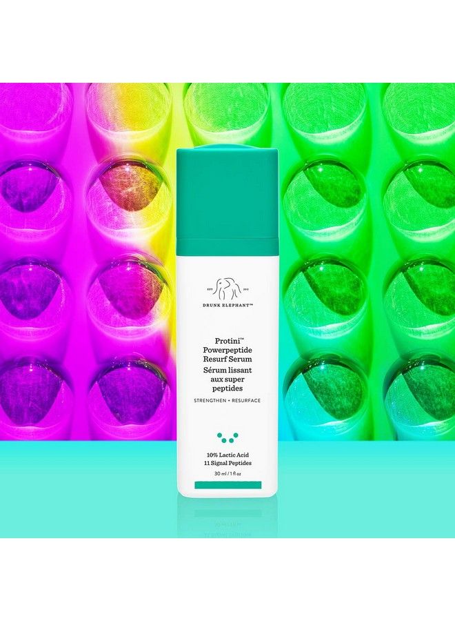 Drunk Elephant سيروم بروتيني باور ببتيد ريسورف. سيروم لتقوية وتجديد البشرة يحتوي على 10% من حمض اللاكتيك و11 ببتيد إشارة (1 أونصة/30 مل) - Image 3