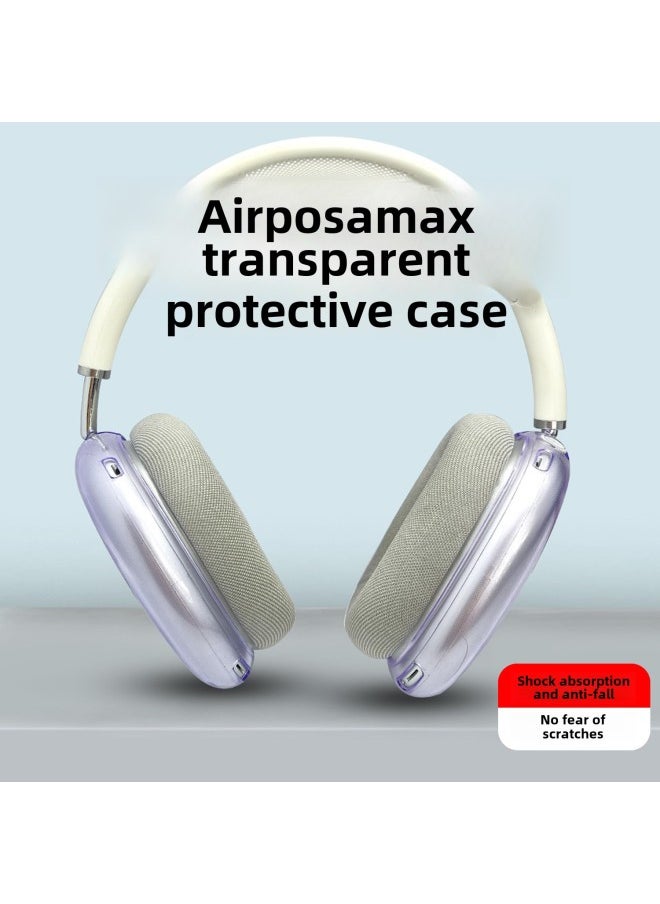 Generic - AirpodsMax Apple Headset Protective Cover For Apple Headset TPU Transparent Soft Shell Headset-Color:Transparent-Model:Applicable To Airpods Max - Image 1