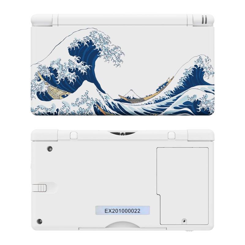 eXtremeRate The Great Wave Replacement Full Housing Shell for Nintendo DS Lite Custom Handheld Console Case Cover with Buttons Screen Lens for Nintendo DS Lite NDSL Console NOT Included - Image 2
